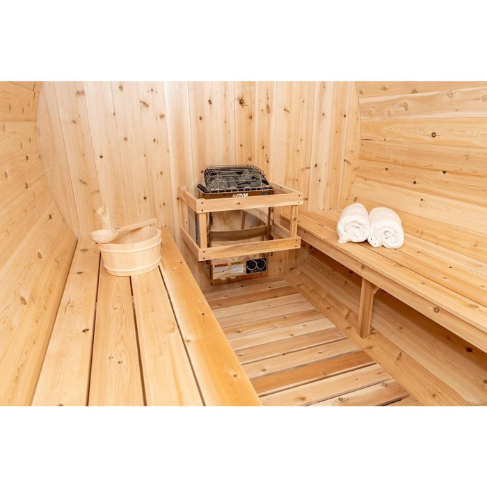 Canadian Timber Tranquility 2-6 Person Barrel Sauna - CTC2345W