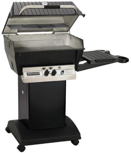 Broilmaster Deluxe Series 24-Inch Freestanding Natural Gas Grill with 2 Standard Burners in Black