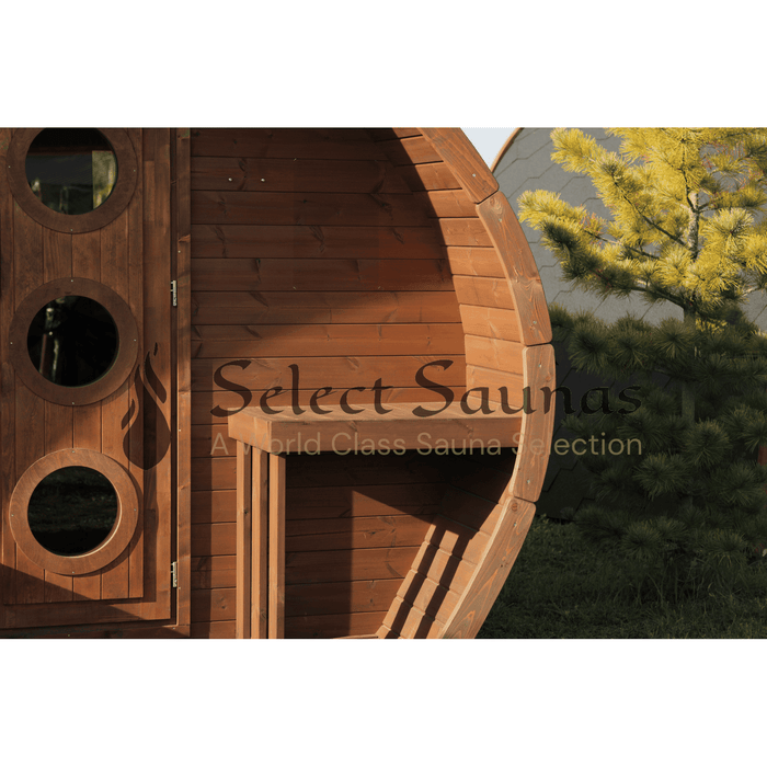 SaunaLife Garden Series G11 Outdoor Sauna, 2 Room Sauna for up to 8-Persons