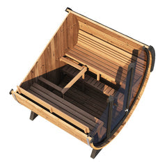 SaunaLife Model ERGO Series EE8G Sauna Barrel, 6-Person