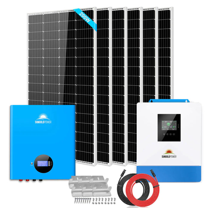 Sungold Power Solar Kit 5000W With Battery & 6 Solar Panels