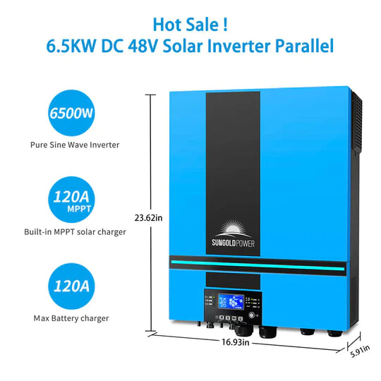 Sungold Power Solar Kit 13000W With 4 Bateries & 12 Solar Panels