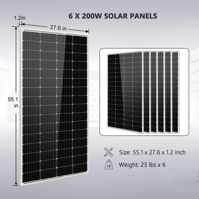 Sungold Power Solar Kit 5000W With Battery & 6 Solar Panels