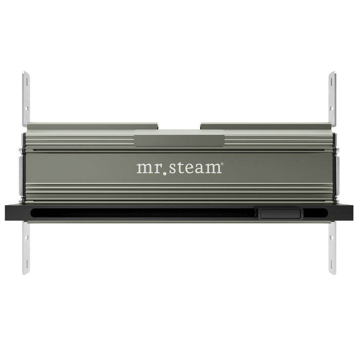 Mr. Steam Basic Butler Linear Steam Shower Control Package with iTempo Control and Linear SteamHead in Square Brushed Bronze