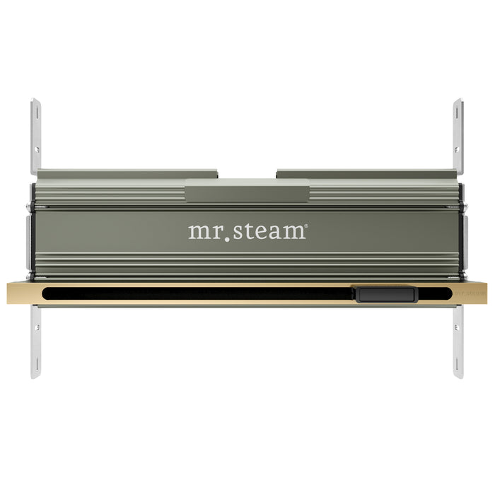 Mr. Steam Butler Linear Steam Shower Control Package with iTempoPlus Control and Linear SteamHead in Square Polished Chrome