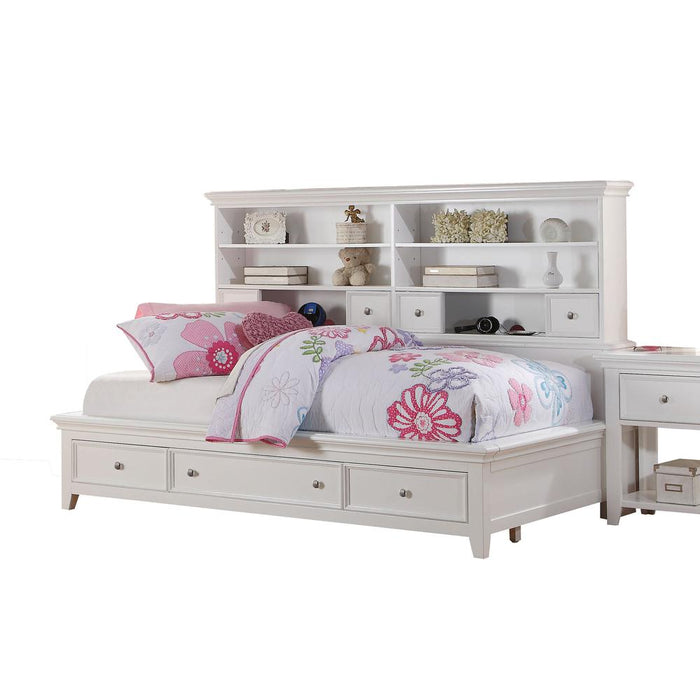 Lacey Daybed w/Storage (Twin), White (1Set/3Ctn)