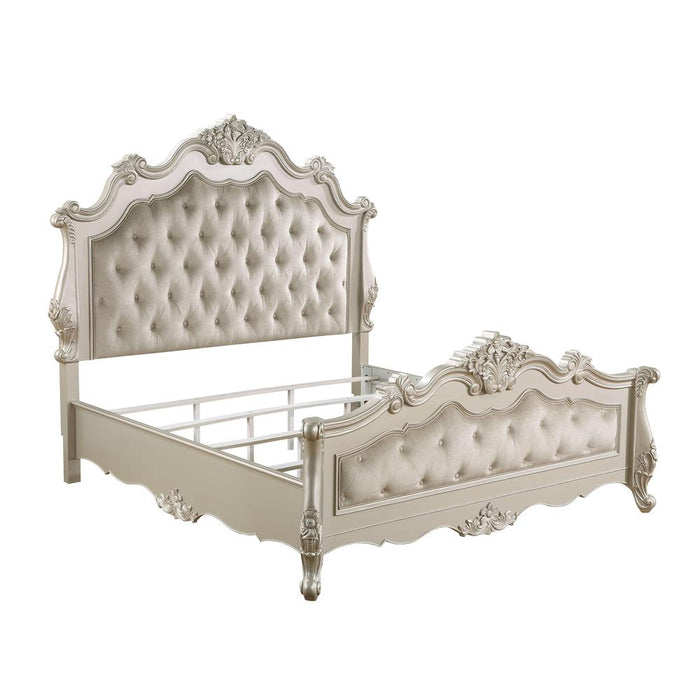 Bently Queen Bed , Champagne Finsih