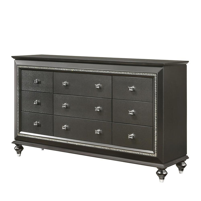 Dresser in Metallic Gray