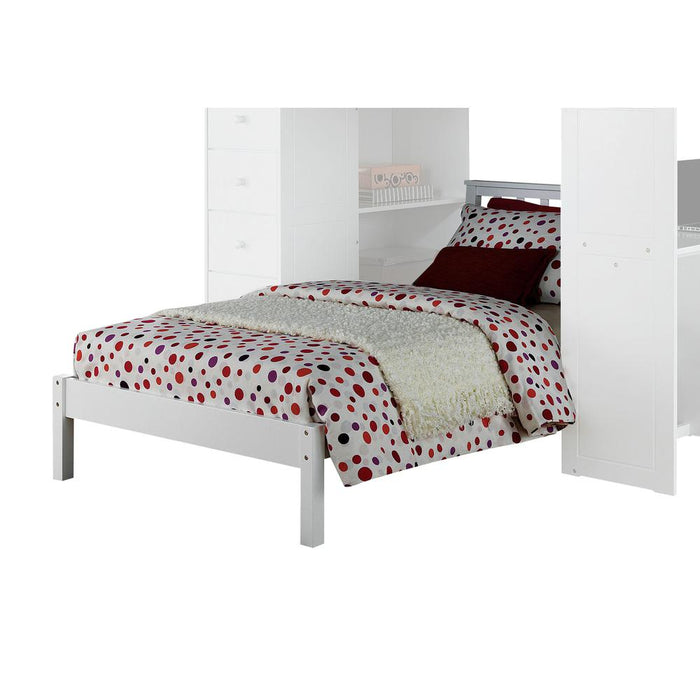 Freya Loft Bed & Bookcase Ladder, White (1Set/5Ctn)