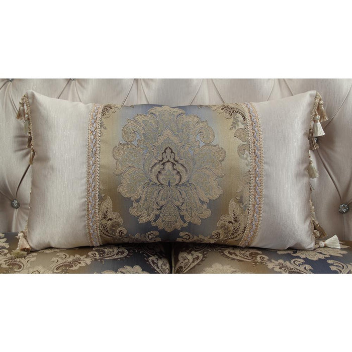 Chair (w/1 Pillow), Fabric & Antique White 52442