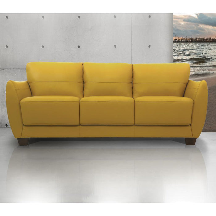 Sofa, Mustard Leather 54945