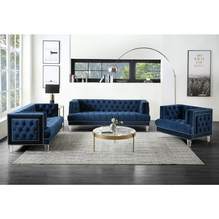 Ansario Sofa, Blue Velvet (56455)