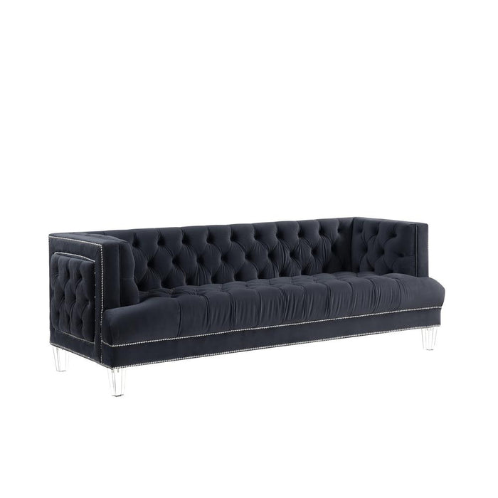 Ansario Sofa, Charcoal Velvet (56460)