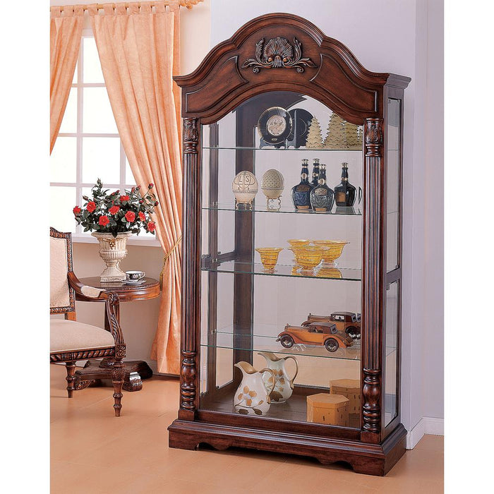 Denton Curio Cabinet, Cherry (90054)