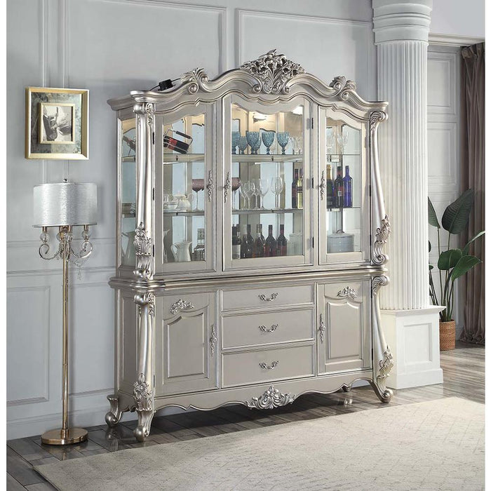 Bently Champagne Finish Hutch & Buffet