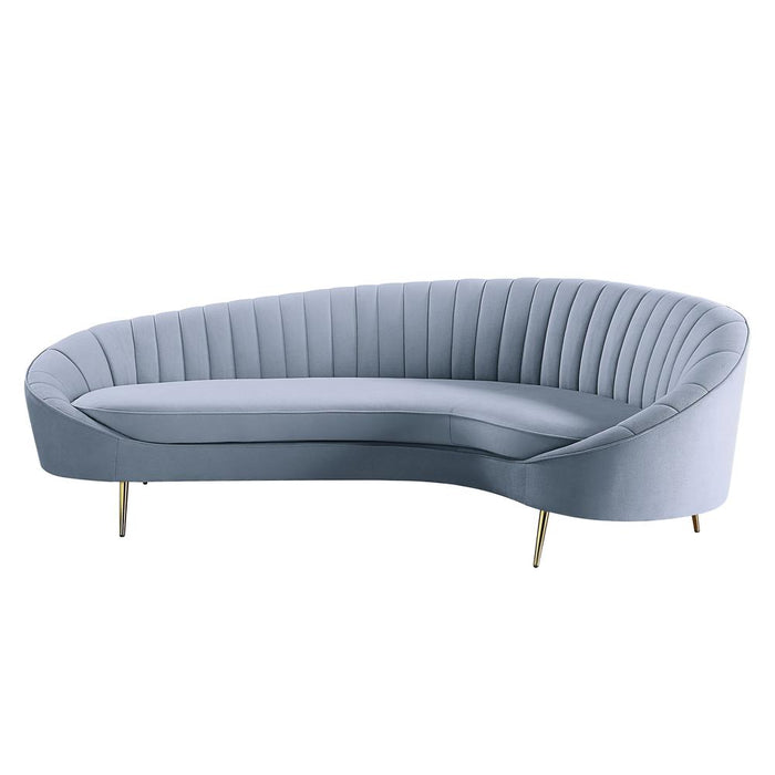 Ballard Sofa, Light Gray Velvet (LV00204)