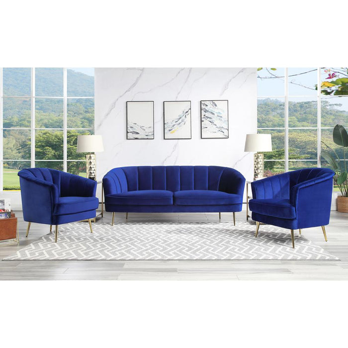 Eivor Sofa, Blue Velvet (LV00210)