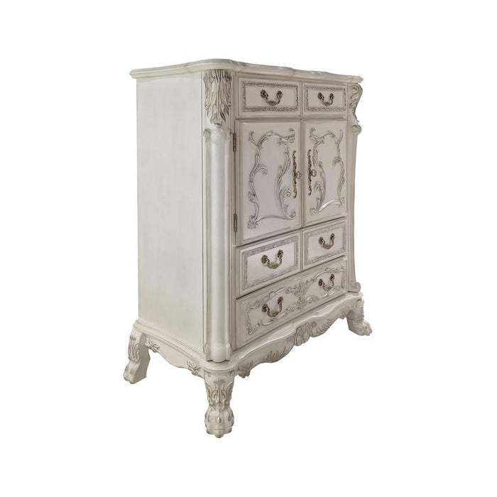 Dresden  Bone White Finish Chest