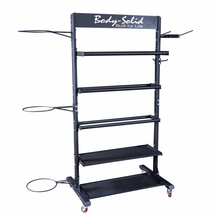 Body Solid Multi Accessory Storage Tower