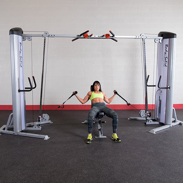 Body Solid Cable Crossover with 210lb Weight Stack