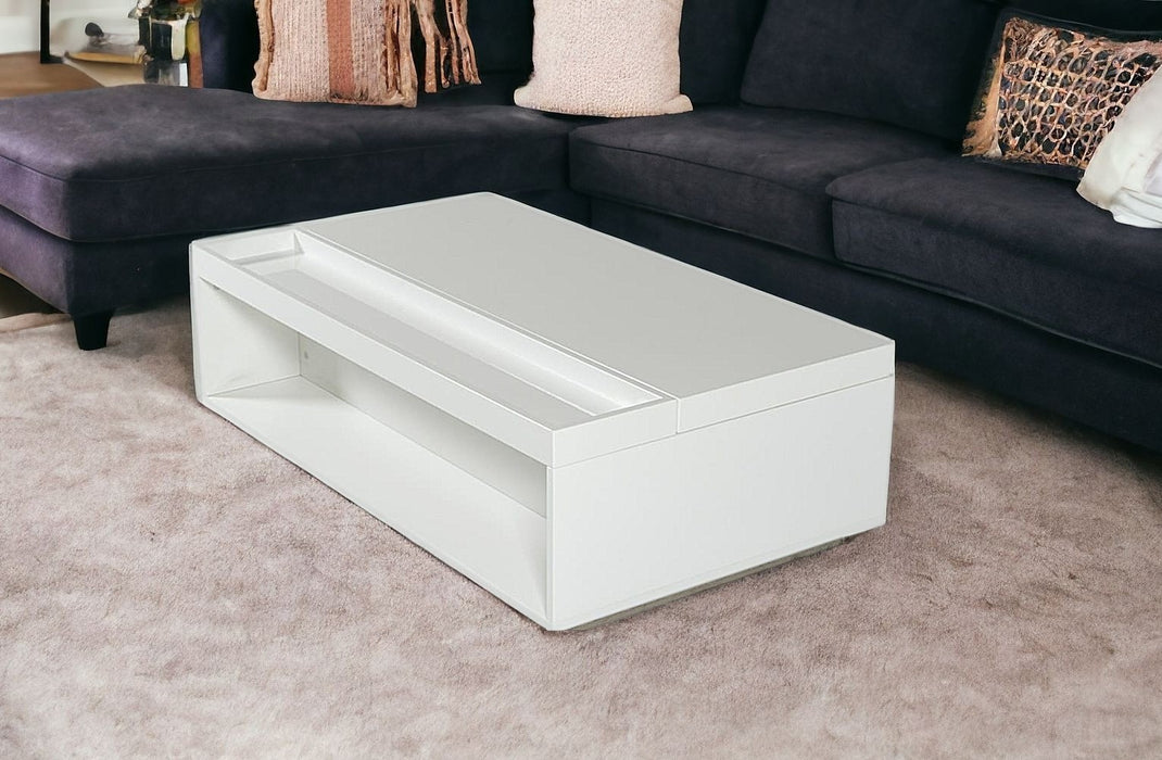 16" White Coffee Table