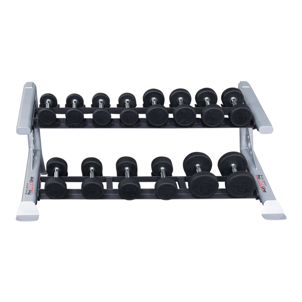 Body Solid Pcl Sdkr 2 Tier Saddle Dumbell Rack