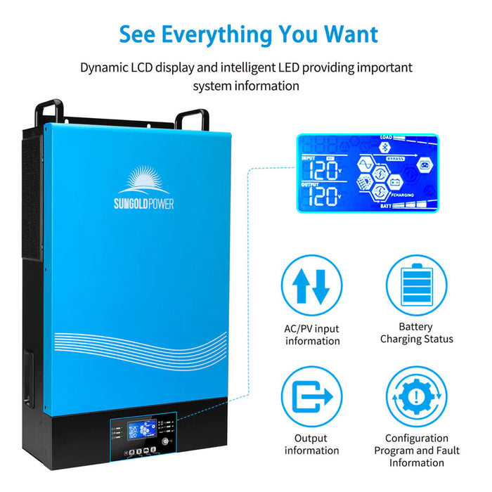 Sungold Power 6000W Solar Inverter Split Phase