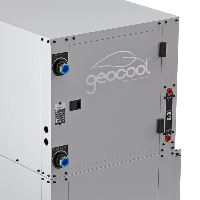 MRCOOL GeoCool 60K BTU, 5 Ton, Downflow Two-Stage CuNi Coil Right w/Heater