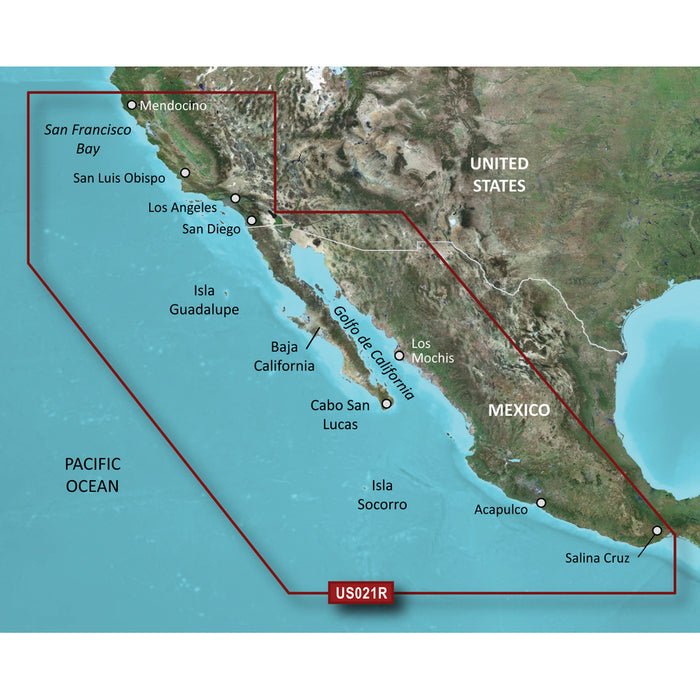 Garmin BlueChart&reg; g3 Vision&reg; HD - VUS021R - California-Mexico - microSD&trade;/SD&trade;