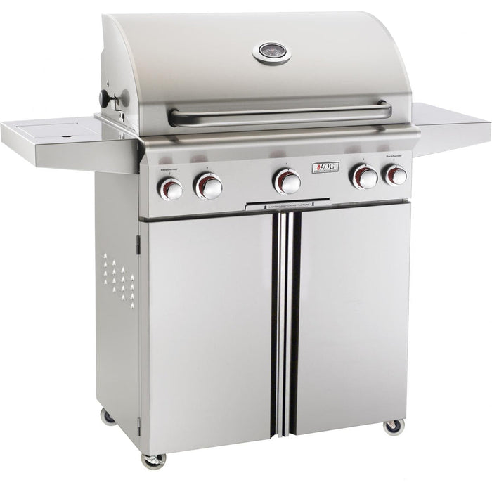 American Outdoor Grill 30-Inch T-Series 3-Burner Propane Gas Grill with Rotisserie & Side Burner