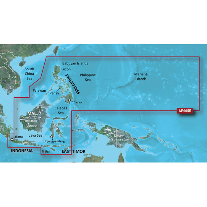 Garmin BlueChart&reg; g3 Vision&reg; HD - VAE005R - Philippines - Java Mariana Is. - microSD&trade;/SD&trade;