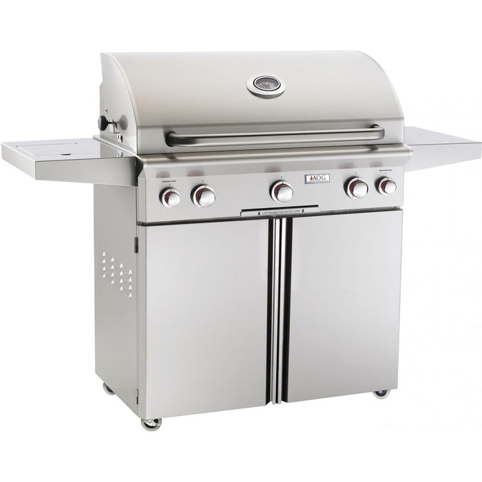 American Outdoor Grill 36-Inch T-Series 3-Burner Propane Gas Grill with Rotisserie & SideBurner