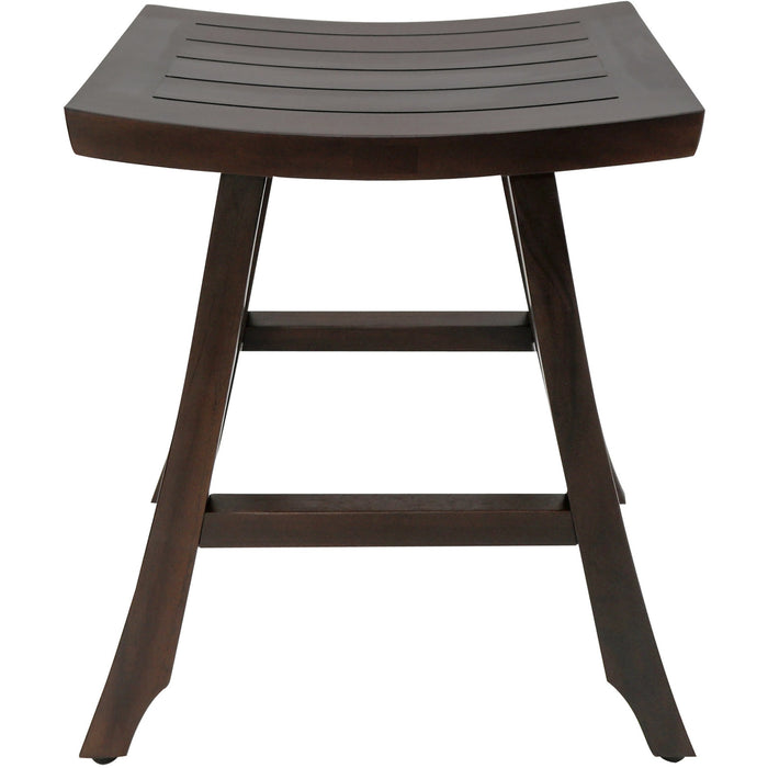 Satori 24In Tall Outdoor Teak Bistro Patio Stool