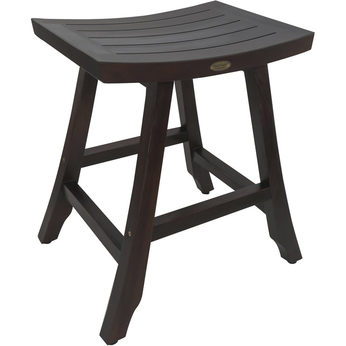 Satori 24In Tall Outdoor Teak Bistro Patio Stool