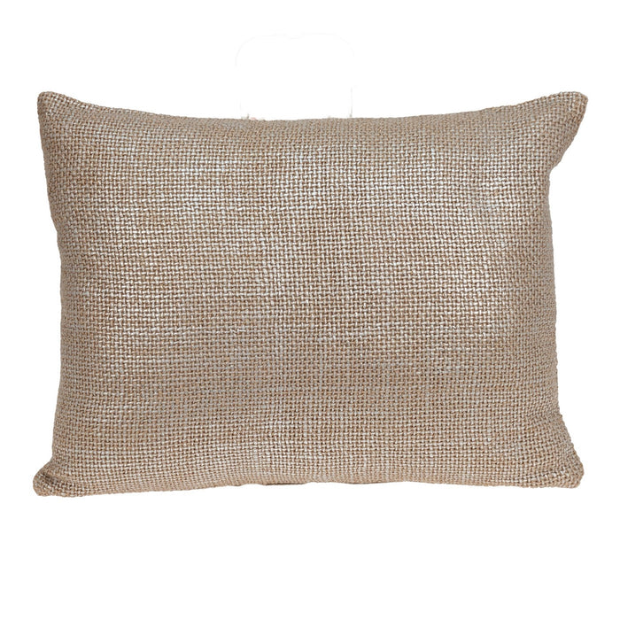 Touch Of Silver Natural Throw Pillow