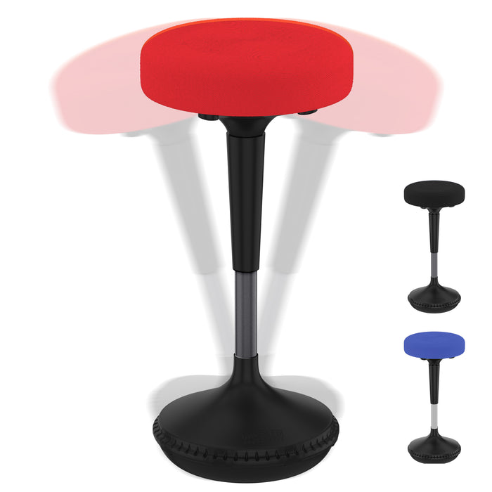 Red Tall Swivel Active Balance Chair