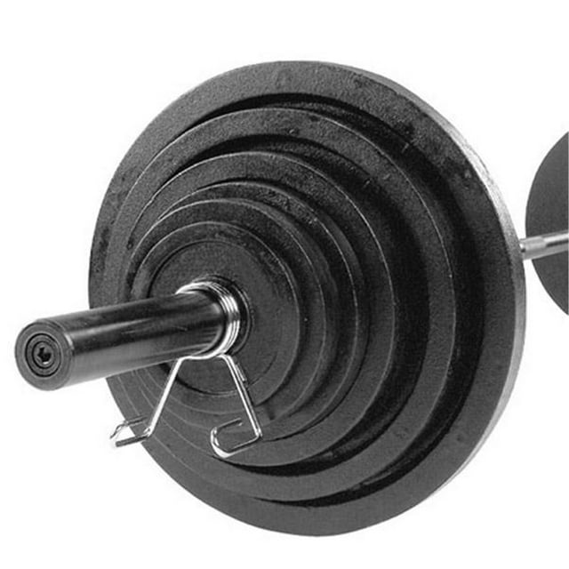 Body Solid 300 LB Cast Oly Set, Black Bar