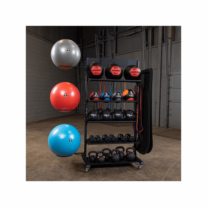 Body Solid Multi Accessory Storage Tower