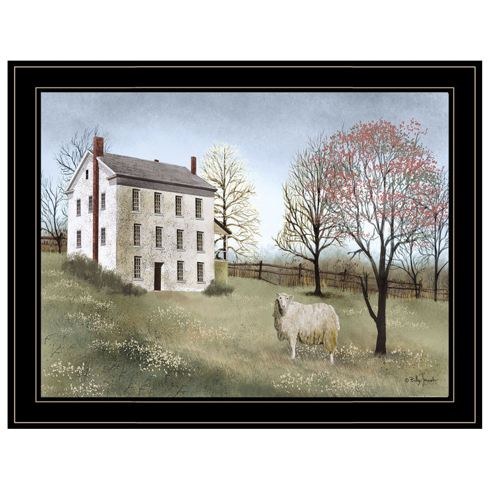 Spring At White House Farm 4 Black Framed Print Wall Art