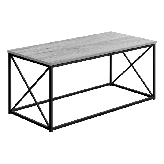 41" Grey Rectangular Coffee Table