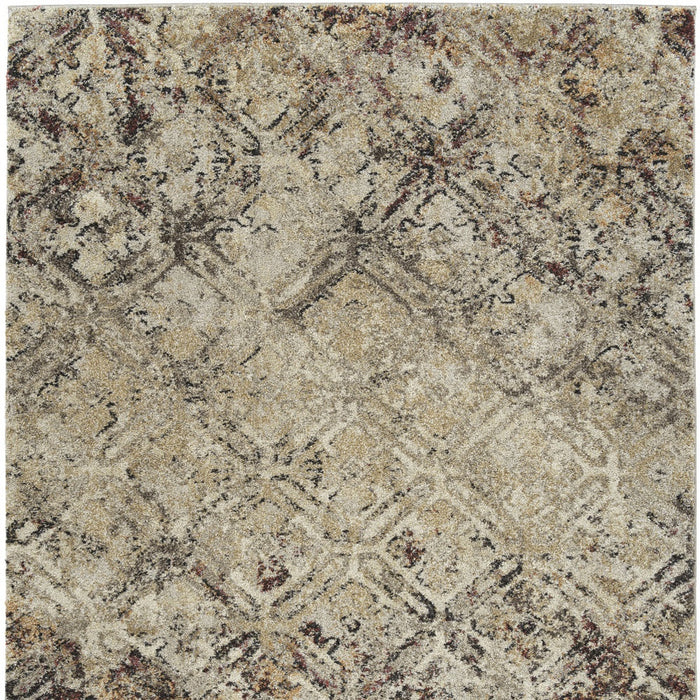 10' X 13' Brown Diamond Area Rug