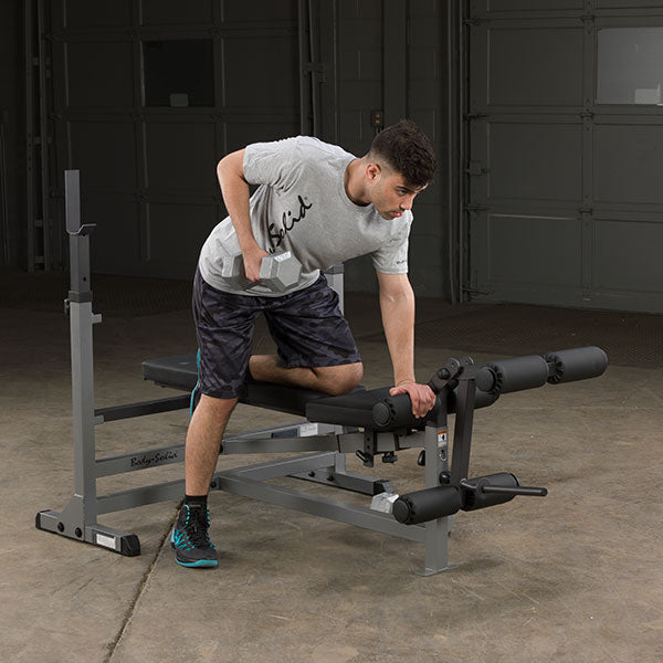 Body Solid Power Center Combo Bench Package