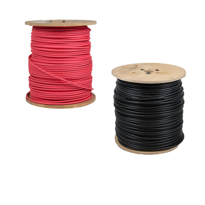 1000ft 10 AWG Copper PV Wire Black and Red