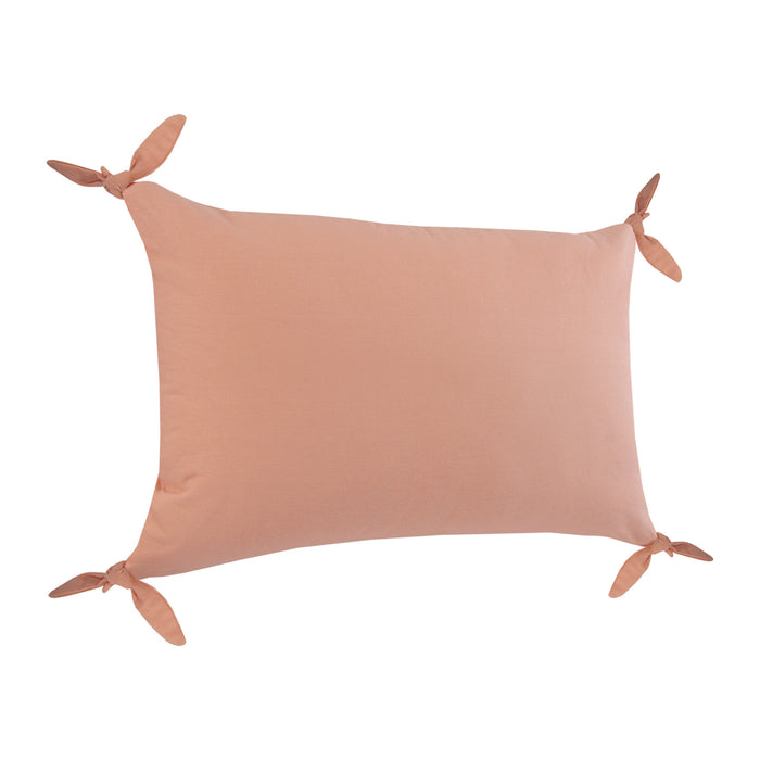 16" X 24" Blush Pink 100% Cotton Zippered Pillow