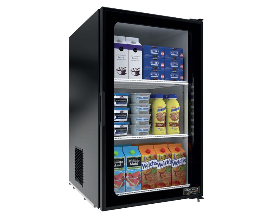 Kool It-LX-6RB Single Glass Door Merchandiser Refrigerator