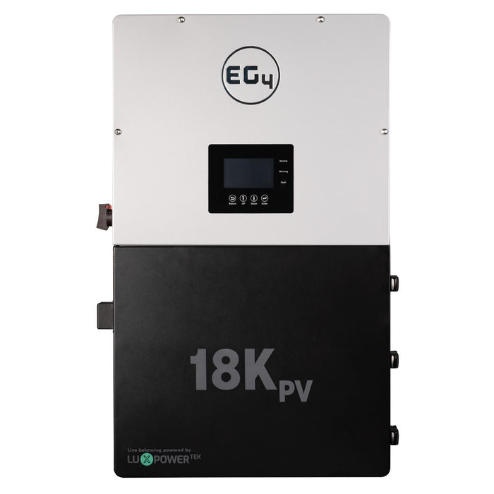 EG4 18KPV Hybrid Inverter All-In-One Solar Inverter 18000W PV Input 12000W Output 48V 120/240V Split Phase EG4 18KPV-12LV