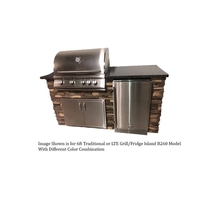 Tru Innovative 6ft B26121202 LTE Grill/Fridge Island