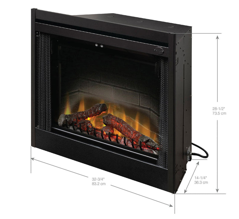 Dimplex 33-Inch Deluxe Built-In Electric Fireplace