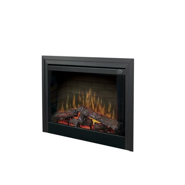 Dimplex 39-Inch Deluxe Built-In Electric Fireplace Insert with Brick Effect and Purifire