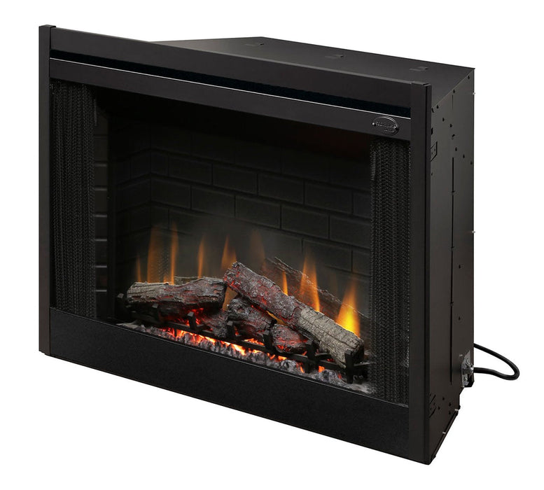 Dimplex 45-Inch Built-In Electric Fireplace Insert with Brick Effect and Purifire